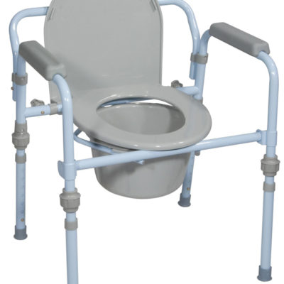 Folding-Bedside-Commode-with-Bucket-and-Splash-Guard