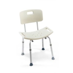 CareGuard Tool-Less Shower Chair With Back